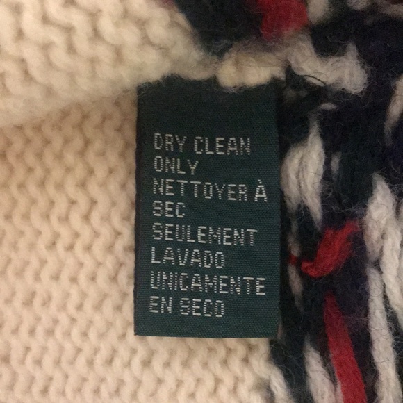 Vintage Lauren Ralph Lauren Dog Mountain Skiing Knit Wool Sweater Men’s S Unixex - Picture 12 of 16